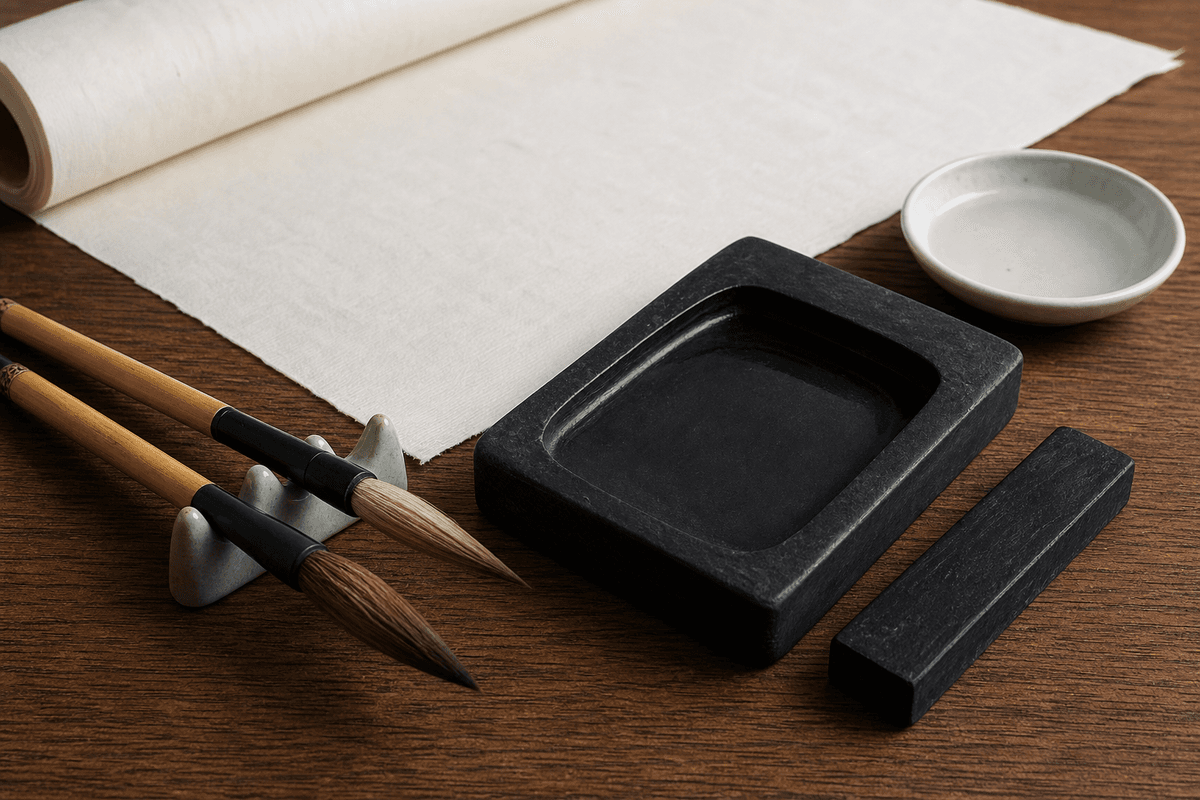 Calligraphie japonaise : le matériel essentiel pour débuter