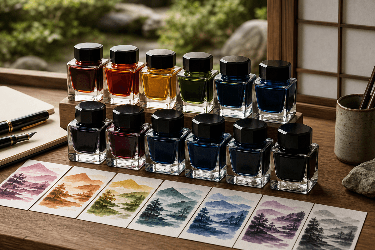 Pilot Iroshizuku : comprendre la gamme paysage