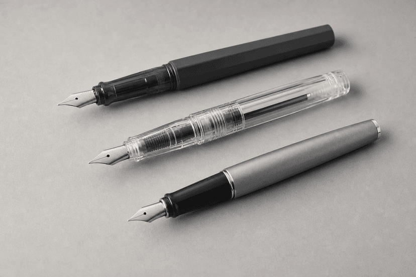 Premier stylo plume japonais : Kakuno, Preppy ou MR
