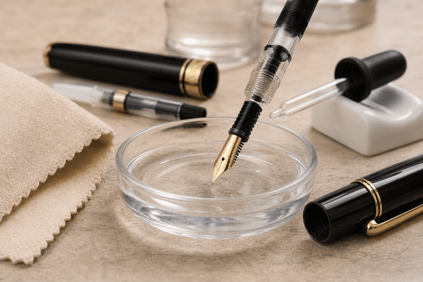 Nettoyer un stylo plume sans l’abîmer